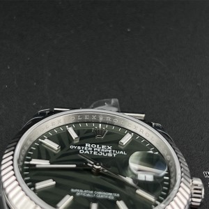 VSF VS3235 DateJust 36mm Fluted Bezel Green Palm Dial Jubilee Bracelet - Image 8