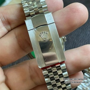 VSF VS3235 DateJust 36mm Fluted Bezel Black Dial Diamond Marker Jubilee Bracelet - Image 8