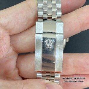 VSF VS3235 DateJust 36mm Fluted Bezel White Dial Roma Marker Jubilee Bracelet - Image 5