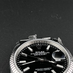 VSF VS3235 DateJust 36mm Fluted Bezel Black Dial Jubilee Bracelet - Image 7