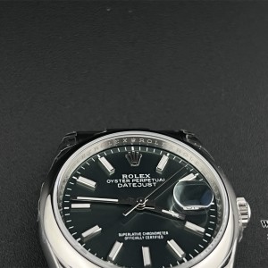 VSF VS3235 DateJust 36mm Smooth Bezel Green Dial Oyster Bracelet - Image 8