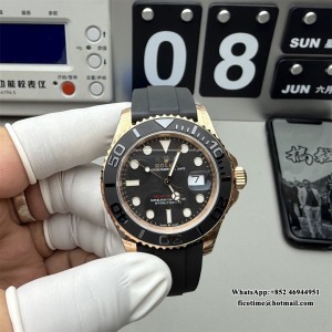 VSF VS3235 Yacht-Master 40mm RG Ceramic Black Dial Oysterflex Strap - Image 2