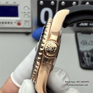 VSF VS3235 Yacht-Master 40mm RG Ceramic Black Dial Oysterflex Strap - Image 3