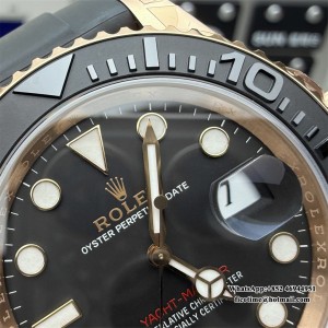 VSF VS3235 Yacht-Master 40mm RG Ceramic Black Dial Oysterflex Strap - Image 4