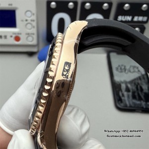 VSF VS3235 Yacht-Master 40mm RG Ceramic Black Dial Oysterflex Strap - Image 9