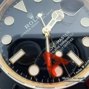 VSF VS3235 Yacht-Master 42mm YG Ceramic Black Dial Oysterflex Strap - Image 2