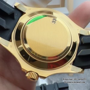 VSF VS3235 Yacht-Master 42mm YG Ceramic Black Dial Oysterflex Strap - Image 3