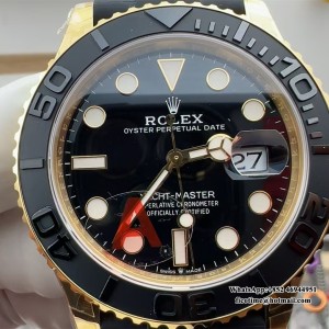 VSF VS3235 Yacht-Master 42mm YG Ceramic Black Dial Oysterflex Strap - Image 5