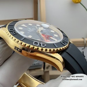 VSF VS3235 Yacht-Master 42mm YG Ceramic Black Dial Oysterflex Strap - Image 7