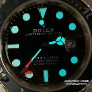 VSF VS3235 Yacht-Master 42mm YG Ceramic Black Dial Oysterflex Strap - Image 8