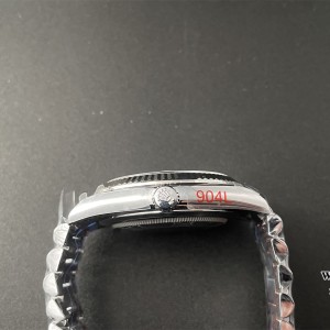 GMF A2836 Tungsten DayDate 40MM White Meteorite Dial President Bracelet - Image 4