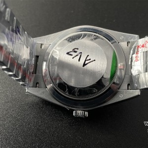 GMF A2836 Tungsten DayDate 40MM White Meteorite Dial President Bracelet - Image 9