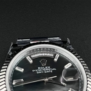 GMF A2836 Tungsten DayDate 40MM Grey Meteorite Dial President Bracelet - Image 6