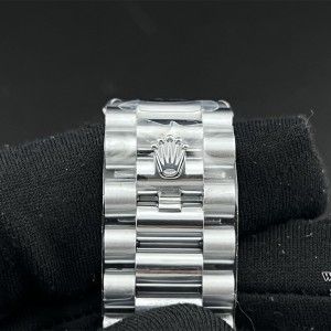 GMF A2836 Tungsten DayDate 40MM Silver Dial Diamond Marker President Bracelet - Image 3