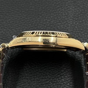 GMF A2836 Tungsten DayDate 40MM YG Silver Dial Roma Marker YG President Bracelet - Image 7
