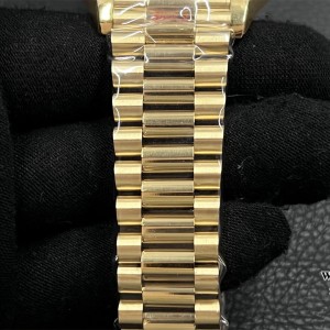 GMF A2836 Tungsten DayDate 40MM YG Silver Dial Roma Marker YG President Bracelet - Image 9