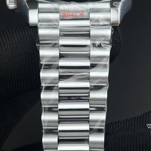 GMF A2836 Tungsten DayDate 40MM Ice Blue Dial Arabic Marker President Bracelet - Image 2