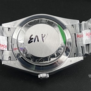 GMF A2836 Tungsten DayDate 40MM Ice Blue Dial Arabic Marker President Bracelet - Image 5