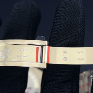 GMF A2836 Tungsten DayDate 40MM YG YG Dial Diamond Marker YG President Bracelet - Image 4