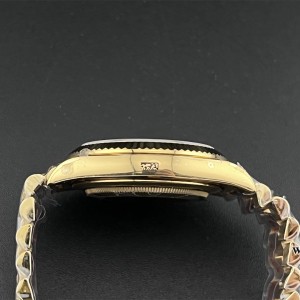 GMF A2836 Tungsten DayDate 40MM YG YG Dial Diamond Marker YG President Bracelet - Image 8