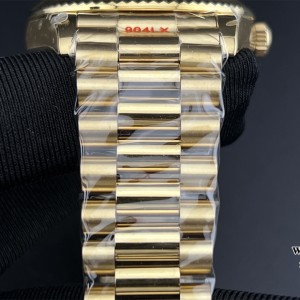 GMF A2836 Tungsten DayDate 40MM YG YG Dial Diamond Marker YG President Bracelet - Image 9