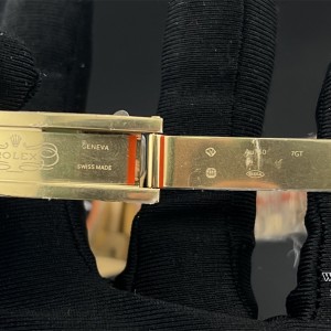 GMF A2836 Tungsten DayDate 40MM YG Black Dial Diamond Marker YG President Bracelet - Image 4