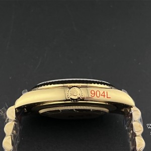 GMF A2836 Tungsten DayDate 40MM YG Black Dial YG President Bracelet - Image 7