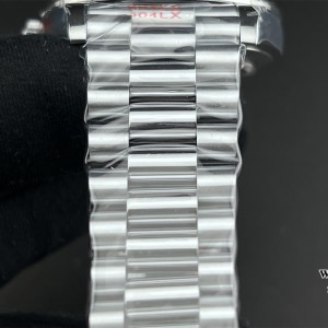 GMF A2836 Tungsten DayDate 40MM Ice Blue Dial Diamond Marker President Bracelet - Image 2