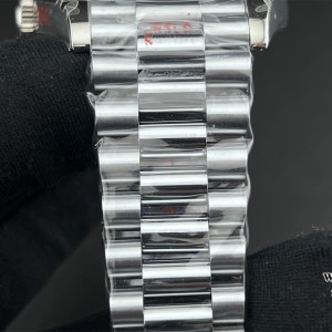 GMF A2836 DayDate 40MM White Dial Roma Marker President Bracelet - Image 2