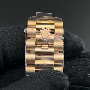 GMF A3255 DayDate 40MM RG Brown Dial Roma Marker RG President Bracelet - Image 3