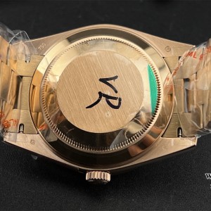 GMF A3255 DayDate 40MM RG Brown Dial Roma Marker RG President Bracelet - Image 5