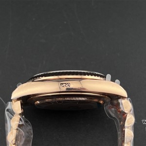 GMF A3255 DayDate 40MM RG Brown Dial Roma Marker RG President Bracelet - Image 8