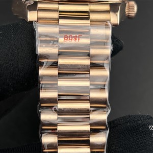 GMF A3255 DayDate 40MM RG Brown Dial Roma Marker RG President Bracelet - Image 9