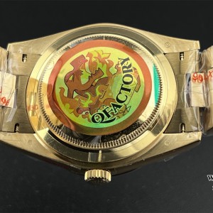 QF Gain Weight V6 A2836 DayDate 40MM RG White Dial Roma Marker President Bracelet - Image 5