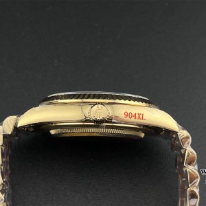 QF Gain Weight V6 A2836 DayDate 40MM RG White Dial Roma Marker President Bracelet - Image 7