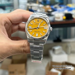 VSF DD3230 Oyster Perpetual 36mm Yellow Dial Oyster Bracelet - Image 2