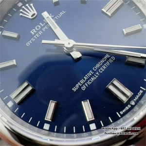 VSF DD3230 Oyster Perpetual 36mm Blue Dial Oyster Bracelet - Image 7