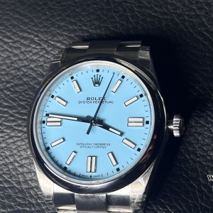 VSF DD3230 Oyster Perpetual 41mm Tiffany Blue Dial Oyster Bracelet - Image 6