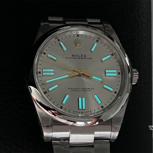 VSF DD3230 Oyster Perpetual 41mm Silver Dial Oyster Bracelet - Image 6