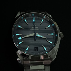 VSF A8900 Seamaster 41mm AQUA TERRA 150M Blue Dial Blue Hand SS Bracelet - Image 8