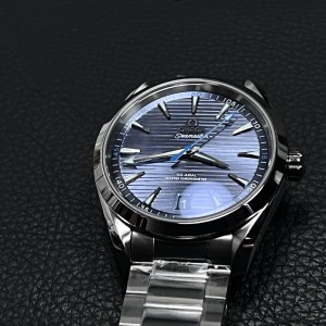 VSF A8900 Seamaster 41mm AQUA TERRA 150M Blue Dial Blue Hand SS Bracelet - Image 9