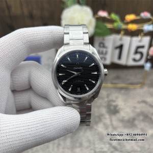 VSF A8900 Seamaster 41mm AQUA TERRA 150M Black Dial SS Bracelet - Image 5