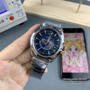 VSF A8938 Seamaster 43mm AQUA TERRA 150M Worldtimer Blue Dial SS Bracelet - Image 6