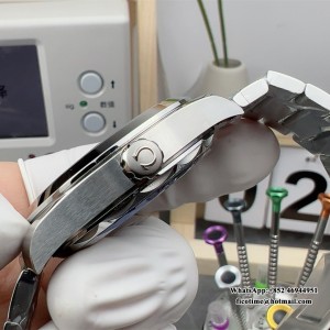 VSF A8900 Seamaster 41mm AQUA TERRA 150M White Dial Orange Hand SS Bracelet - Image 3