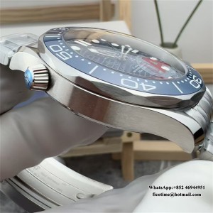 VSF A8800 Seamaster Diver 300M 42mm Ceramic Blue Dial Blue Rubber Strap VSF A8800 42mm  Blue Rubber Strap VSF - Image 4
