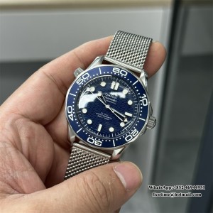 VSF A8806 Seamaster Diver 300M James Bond 60th Anniversary 42mm Blue Dial SS Bracelet VSF A8806 42mm  SS Bracelet VSF - Image 4