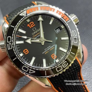 VSF A8900 Planet Ocean 600M 43.5mm 1/4 Orange Black Dial Black Rubber Strap VSF A8900 43.5mm  Black Rubber Strap VSF - Image 5