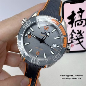 VSF A8900 Planet Ocean 600M 43.5mm 1/4 Orange Grey Dial Black Rubber Strap VSF A8900 43.5mm  Black Rubber Strap VSF - Image 3