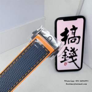 VSF A8900 Planet Ocean 600M 43.5mm 1/4 Orange Grey Dial Black Rubber Strap VSF A8900 43.5mm  Black Rubber Strap VSF - Image 5