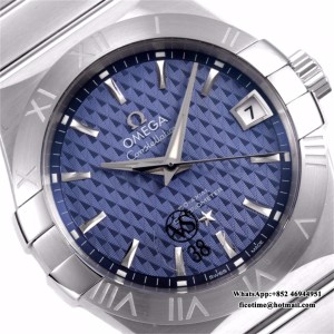 VSF A8500 Constellation 38mm Blue Textured Dial SS Bracelet VSF A8500 38mm  SS Bracelet - Image 5